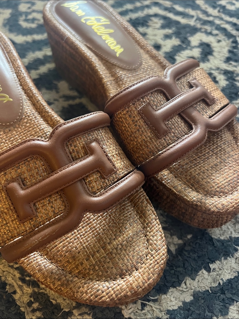 ๐ก Sam Edelman โPauleenaโ Brown Woven Espadrille Sandal ๐ - Picture 5 of 6